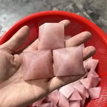 Пирамида украшения натуральный камень аметист тигровый глаз прозрачный кварц бусины пирамида энергия домашний декор небольшой орнамент ювелирные изделия аксессуары 40mm