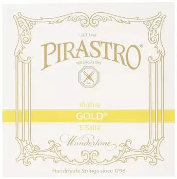 PIRASTRO золотая струна для скрипки с петлей на конце E3158 (набор 2)