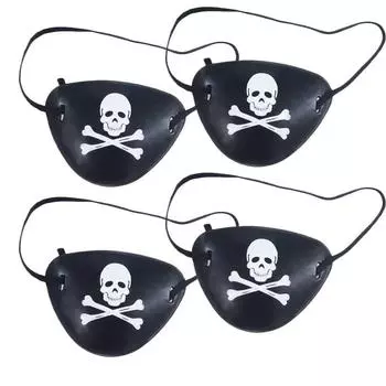 Pirate Costume Pirate Costume Caribbean Pirates Halloween Show Cosplay Props 4 [MinniLove] Tools, Set, Tools, Clothes, (Includes Eyepatch)