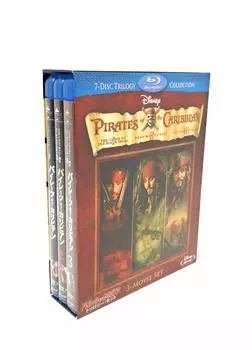 Pirates of the Trilogy Set Caribbean Blu-ray (Ограниченный выпуск) [Блю рей]