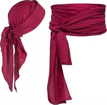 Пиратская повязка на голову и пояс Аксессуары для костюма Хэллоуин Ренессанс Средневековье