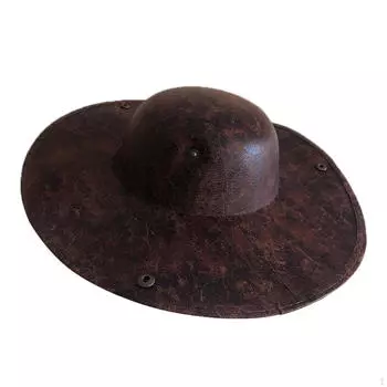 Пиратская шляпа из искусственной кожи для косплея, аксессуары для тематической вечеринки-маскарада