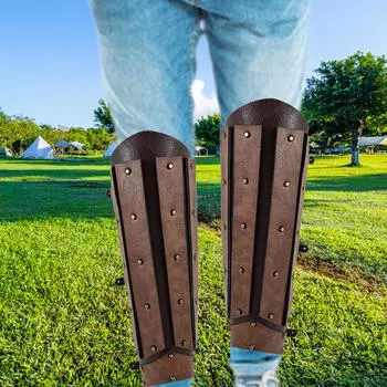 Пиратские бахилы для мужчин, рыцарский костюм, аксессуар для ролевых игр на фестивале коричневый