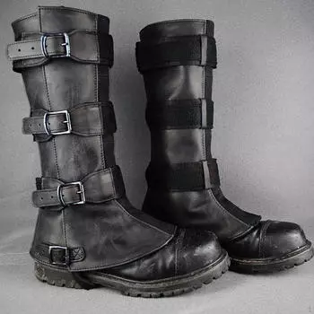 Пиратские сапоги, чехлы для обуви, подарочный удобный верх для фотореквизита на открытом воздухе чёрный