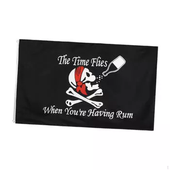 Пиратский флаг, новинка полиэстер Драпо Руж с латунными люверсами баннер для Хэллоуина