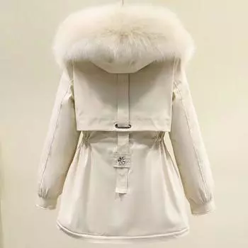 Пирог преодолевает волну новых зимних свободных бархатных утолщенных хлопчатобумажных стеганых изделий для женщин в иностранном стиле, небольших хлопчатобумажных стеганых курток, пальто для инструментов M [Below 55kg is recommended]