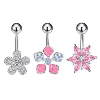 Пирсинг пупка Кольцо для пупка Пирсинг живота Украшения для тела