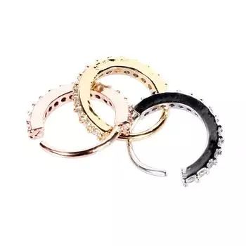 Пирсинг тела Daith Huggie, розовое золото/серебро, ювелирные изделия для пирсинга, кольцо в носу, серьги-кольца, кольцо для ушей