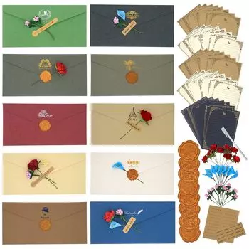 Письмо 30 40 штук 30 видов конвертов письмо поздравительное сообщение день рождения поздравительное спасибо набор, конверты, канцелярские принадлежности, украшения, набор,