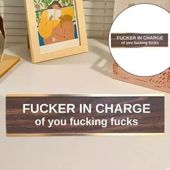 Письмо Настольный Знак Тяжелый Деревянный Зерно Фермерский Сельский Домашний Офис Настольный A