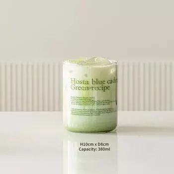 Письмо Современная Необычная Хрустальная Прозрачная Пивная Кружка Питьевые Чашки Стеклянные Чашки Молочный Стакан black-500ML