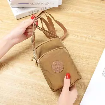Письмо Трехслойный кошелек Водонепроницаемый Простой Кошелек для денег Модный Кошелек на молнии Сумка для телефона Женский/Мужской хаки