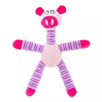 Пищащие игрушки для собак, пищащие плюшевые игрушки для жевания собак для агрессивных любителей жевать, крупные породы зелёный