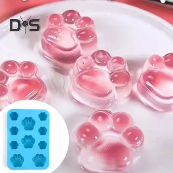 Пищевая безопасная форма для шоколада Легко чистится Удобный лоток для льда для виски, чая, кофе синий