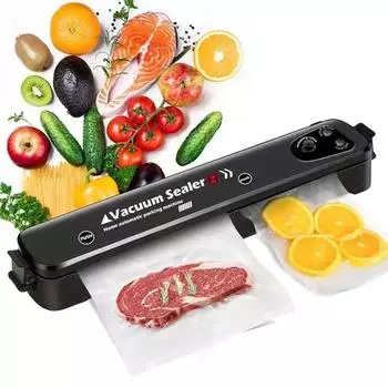 Пищевая герметизация портативный домашний вакуумный кухонный помощник 220 В автоматическая упаковочная машина пищевая вакуумная герметизирующая машина