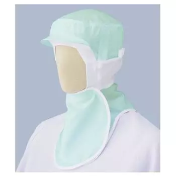 Пищевая гигиена Рабочий капюшон с унисекс Green Free [Midori Anzen] Одежда, козырек, SH15G, зелёный