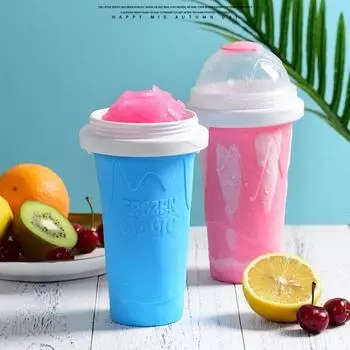 Пищевая силиконовая чашка для сжимания слизи, чашка для домашнего мороженого