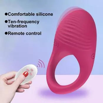 Пищевое кольцо для пениса, зарядка, вибрирующий фаллоимитатор с задержкой эякуляции