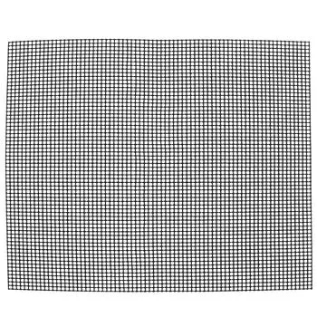 Пищевой антипригарный лист решетки многофункциональный коврик для барбекю на открытом воздухе(Черный 36x42см