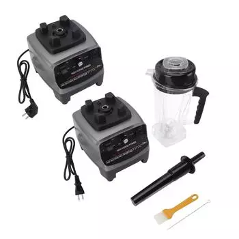 Пищевой блендер с турбонаддувом, мощный, 2 л, самоочищающийся, устойчивый к высоким температурам, 8 лезвий, столешница EU Plug 220V