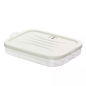 Пищевой контейнер для хранения пельменей 1/2/3/4 слоя, контейнер для заморозки яиц, практичный морозильник для вонтонов, бытовой 1 Layer