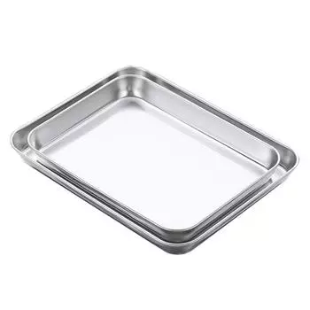 Пищевой контейнер из нержавеющей стали для дома, практичный поднос, японский декор, крекер серебряный