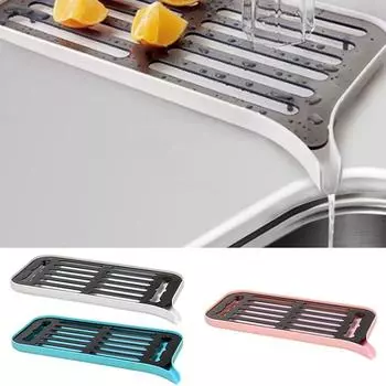 Пищевой пластиковый сушилка для посуды двухслойный кухонный фильтр для воды поднос доска для сушки посуды кружка белый