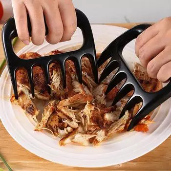 Пищевой полипропиленовый кухонный шеф-повар, инструмент для мяса когтей черного медведя чёрный