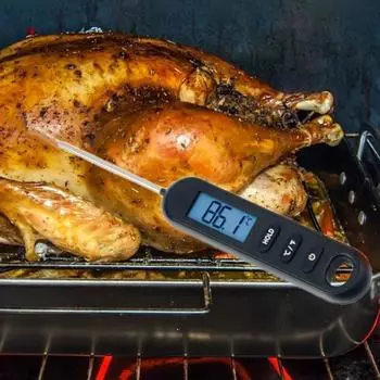 Пищевой термометр, чувствительный зонд, ЖК-дисплей, водонепроницаемый, высокая точность, мгновенное считывание, барбекю, мясо, молоко, электронный цифровой термометр, кухонные гаджеты синий