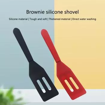 Пищевой термостойкий антипригарный силиконовый шпатель-лопатка для приготовления яиц, бургеров, пиццы, блинов, стейков