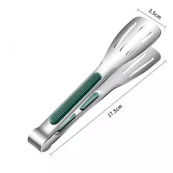Пищевой зажим из нержавеющей стали, уличный пищевой зажим, зажим для барбекю, зажим для выпечки хлеба, зажим для кемпинга, барбекю, стейка, зажим для сервировки Small (7 inches)