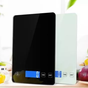 Пищевые весы для диетического питания, выпечки и приготовления пищи с точностью до 0,05 унции/1 грамм. USB 10kg/1g белый