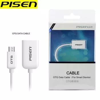 Pisen OTG Кабель для передачи данных Android Phone U Подключение диска Адаптер OTG Кабель-адаптер микро-USB-конвертера