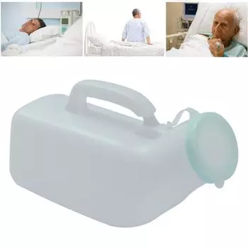 Писсуар для мужчин, герметичный, мужской горшок, портативный, бутылка для мочи 1200 мл для дома, кемпинга, автомобиля, путешествий One Size