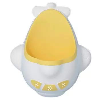 Писсуар для обучения ребенка горшку в форме самолета, съемный, настенный, для очищения, унитаз для жёлтый