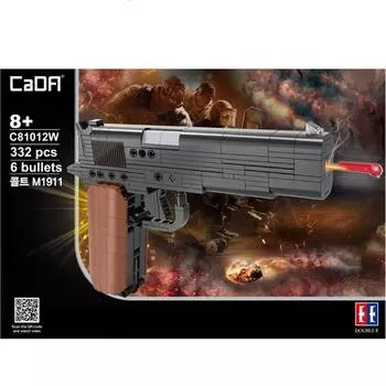 Пистолет Barney Land CADA Colt M1911 C81012W, разноцветный