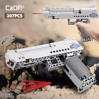 Пистолет Cada Desert Eagle MK23, пистолет-пулемет Узи, военные строительные блоки Ww2 для технической городской полиции, наборы моделей спецназа