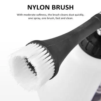 Пистолет для чистки автомобилей, Пистолет для мойки автомобилей под высоким давлением с бутылкой пены емкостью 1 л Портативный Tornado белый