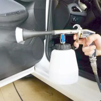 Пистолет для чистки салона автомобиля Портативная машина для выдувания пыли Hign Скорость ветра Торнадо Пистолет для выдувания пальцев с щеткой Wired