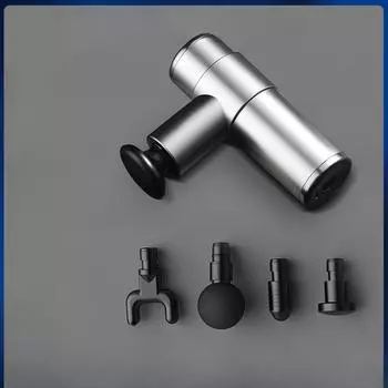 Пистолет для фасции, массажер для релаксации мышц, малошумный, бесшумный пистолет для фасции, электрический ударный пистолет для фитнеса, мини-пистолет для фасции