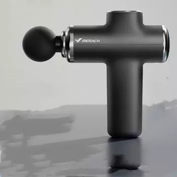 Пистолет для фасции профессионального уровня, мини-пистолет для фасции, массажер для шеи, мембранный пистолет, массажер для расслабления мышц серый