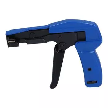Пистолет для кабельных стяжек, нержавеющая сталь, 2,24,8 мм, автоматический нейлоновый режущий инструмент для крепления HS600A синий