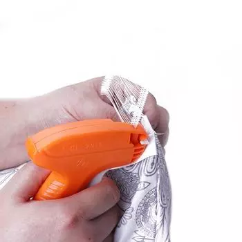 Пистолет для маркировки одежды Пистолет для маркировки одежды с ценниками + 1000 зубцов + 5 игл Пистолеты для маркировки одежды своими руками Швейные инструменты коричневый