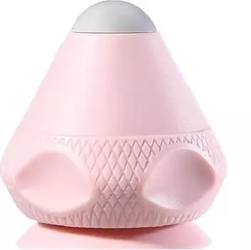 Пистолет для массажа мышц Массажер для глубоких тканей с 6 скоростями и 3 насадками для расслабления мышц и снятия боли, (розовый)