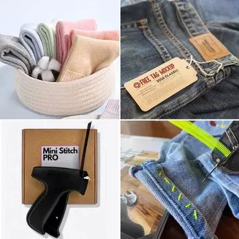 Пистолет для микростежков для одежды, пистолет для маркировки тонких стежков, мини-пистолет для шитья, квилтинга, подгибки, пистолет для быстрой стежки