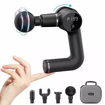 Пистолет для миофасциального релиза Мощный уход за фасциями Большая емкость 4800 мАч Непрерывное использование более 10 часов Миофасциальный релиз Регулируемая рукоятка 25 ступеней