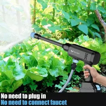 Пистолет для мойки автомобилей, очиститель высокого давления 100 бар, 30000 мАч, распылительная насадка, очиститель высокого давления для авто, дома, сада, мойки автомобилей