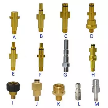 Пистолет для мойки высокого давления, байонетный адаптер, адаптер для насадки для пены для снега, адаптер для насадки для мойки автомобиля высокого давления, разъем для пенного пистолета для Karcher фиолетовый