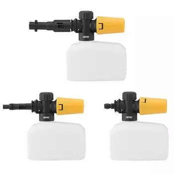 Пистолет для пены для мытья автомобиля, регулируемая пенная насадка для снега, емкость 400 мл, мойка высокого давления для мойки автомобиля Karcher