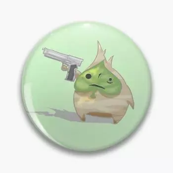 Пистолет Корок, персонализируемая мягкая пуговица, значок на шляпе, забавный подарок, металлический воротник, креативная женская одежда, брошь, милая булавка на лацкане для влюбленных